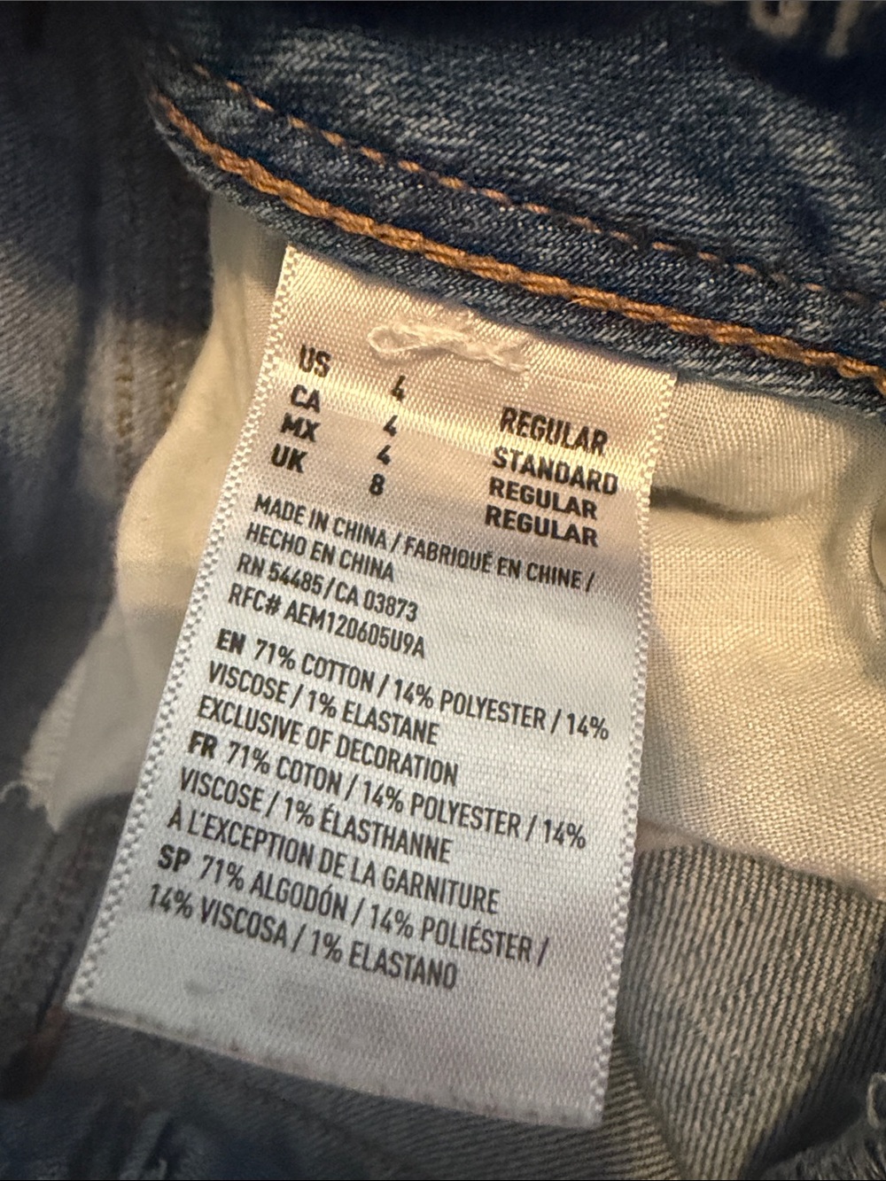 American Eagle Light Blue Bootcut Jeans For Women View 2